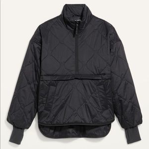 Old Navy Half-Zip Water-Resistant Quilted Jacket for Women